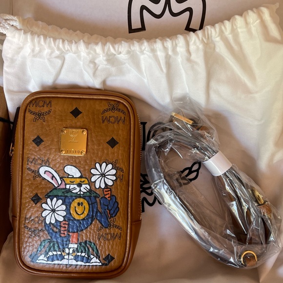 MCM x Aka Boku Klassik Belt Bag In Visetos - Picture 2 of 11